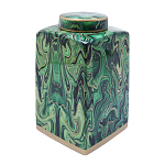 Ваза с малахитовым узором MALACHITE варинант исполнения - 2 | Loft Concept в Казани