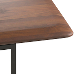 ТВ-тумба с полками из массива ореха Derick Wooden TV Stand варинант исполнения - 4 | Loft Concept в Казани