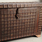 Большой Этнический сундук с металлическим декором  варинант исполнения - 2 | Loft Concept в Казани