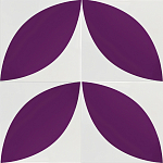 Дизайнерская плитка с узором Лепесток варинант исполнения - 1 | Loft Concept в Казани