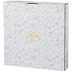 Блюдо сервировочное круглое с цветочным принтом 27 Floral Charm варинант исполнения - 2 | Loft Concept в Казани