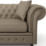 Мебельная ткань Шенилл коричневый цвет 138 см T4-21 варинант исполнения - 7 | Loft Concept в Казани