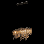 Люстра подвесная с металлическими цепочками и изогнутыми металлическими дугами 72 см Atlantis Chain варинант исполнения - 5 | Loft Concept в Казани