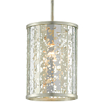 Подвесной светильник в форме цилиндра Speckled Mirror Plates варинант исполнения - 2 | Loft Concept в Казани