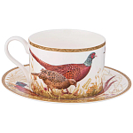 Чайная пара из фарфора 300 мл Hunting Porcelain Collection варинант исполнения - 1 | Loft Concept в Казани