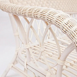 Комплект уличной мебели из ротанга Eloise белый варинант исполнения - 4 | Loft Concept в Казани