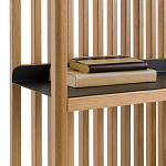 Стеллаж из дерева и метала Furniture Gutter and Lattice Rack варинант исполнения - 5 | Loft Concept в Казани