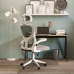 Кресло для компьютерного стола Easement Grey&White варинант исполнения - 10 | Loft Concept в Казани