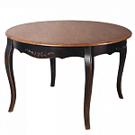 Стол круглый из массива березы в стиле прованс Vintage варинант исполнения - 1 | Loft Concept в Казани