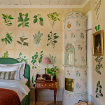 Обои ручная роспись Botanical Studies Linnaeus colourway варинант исполнения - 6 | Loft Concept в Казани