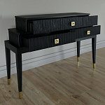 Премиальная Консоль с тремя ящиками Elsa Dreams Black варинант исполнения - 2 | Loft Concept в Казани