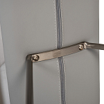 Стул барный серый с обивкой из экокожи Special Support варинант исполнения - 4 | Loft Concept в Казани