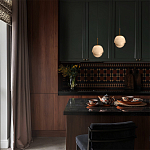 Подвесной светильник из белого алебастра Cryptocrystalline Stone варинант исполнения - 8 | Loft Concept в Казани