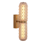 Бра с факутрным стеклянным плафоном Шампань Sonora варинант исполнения - 1 | Loft Concept в Казани