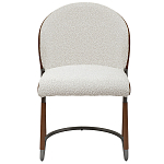 Стул мягкий с обивкой из рогожки и экокожи Contrasting Performance варинант исполнения - 1 | Loft Concept в Казани