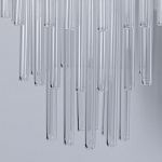 Бра с круглым основанием и длинными прозрачныи стеклянными трубками Nembus варинант исполнения - 7 | Loft Concept в Казани