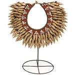 Этническое ожерелье из ракушек на подставке Ethnic Necklace Sharp Shells варинант исполнения - 1 | Loft Concept в Казани