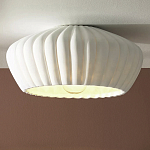 Потолочный светильник керамический Ceramic Embossed Lamp варинант исполнения - 2 | Loft Concept в Казани