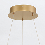 Люстра золотого цвета с 2-мя светодиодными кольцами Eurofase варинант исполнения - 4 | Loft Concept в Казани