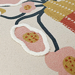 Подушка с цветочным принтом Blooming Elegance Rose варинант исполнения - 2 | Loft Concept в Казани