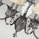 Люстра с 7-ю кремовыми текстильными абажурами Hinkley варинант исполнения - 6 | Loft Concept в Казани