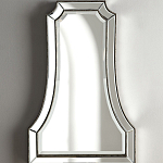 Зеркало в серебристой фигурной раме Silver Reflection варинант исполнения - 3 | Loft Concept в Казани