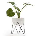 Кашпо Elevated Planters Luna 54 белое варинант исполнения - 2 | Loft Concept в Казани