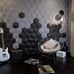 Гипсовая 3D панель с принтографией PM-30 варинант исполнения - 7 | Loft Concept в Казани