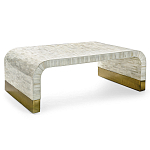 Стол журнальный Белый  BONE INLAY SIDE TABLE-Cream варинант исполнения - 4 | Loft Concept в Казани