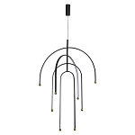 Люстра подвесная с дугообразными изогнутыми элементами Luke Lampco Tracer Lamp варинант исполнения - 2 | Loft Concept в Казани