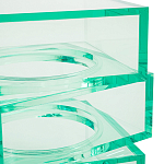 Стол журнальный в форме кубов Acrylic Furniture Lumina Mint Breeze варинант исполнения - 3 | Loft Concept в Казани