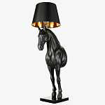 Horse Statue Floor Lamp Большой светильник Черная Лошадь варинант исполнения - 6 | Loft Concept в Казани