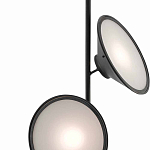 Торшер черный с 2-мя большими лампами Black Diffusers варинант исполнения - 1 | Loft Concept в Казани