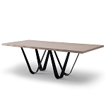 Стол обеденный на изогнутых ножках Consonance варинант исполнения - 1 | Loft Concept в Казани