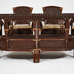 Комплект обеденный из ротанга Eloise grand варинант исполнения - 11 | Loft Concept в Казани