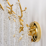 Бра золотого цвета с ветвями и хрустальными подвесками FAIRYTREE Light варинант исполнения - 7 | Loft Concept в Казани
