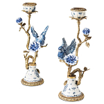 Подсвечник Candleholder Birds Atlanta Set 2 Pcs варинант исполнения - 1 | Loft Concept в Казани