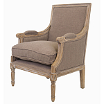 Кресло William Classical Armchair brown flax варинант исполнения - 3 | Loft Concept в Казани