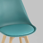 Стул с основой из пластика и мягким сиденьем Arvika Azure варинант исполнения - 7 | Loft Concept в Казани