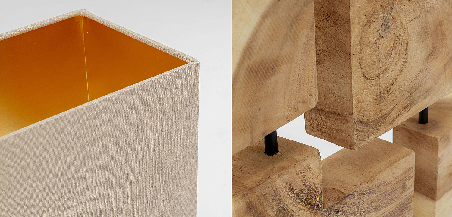 Настольная лампа Saw Cut Acacia - Loft-Concept в Казани