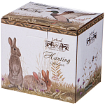 Кружка из фарфора с изображением фазанов и собаки 400 мл Hunting Porcelain Collection варинант исполнения - 2 | Loft Concept в Казани