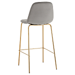 Барный стул на золотистых ножках VENDRAMIN Grey варинант исполнения - 4 | Loft Concept в Казани