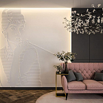 Барельеф AUDREY HEPBURN варинант исполнения - 1 | Loft Concept в Казани