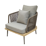 Кресло уличное серое Street Comfort  варинант исполнения - 1 | Loft Concept в Казани