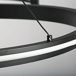 Люстра подвесная светодиодная в виде волнообразной ленты Ribbon Vortex варинант исполнения - 9 | Loft Concept в Казани