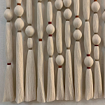 Панно на стену из хлопковых нитей White Morse Wall Hanging  варинант исполнения - 1 | Loft Concept в Казани