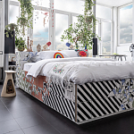 Дизайнерская кровать с системой хранения варинант исполнения - 1 | Loft Concept в Казани