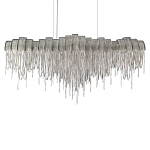 Люстра подвесная с металлическими дугами и длинными цепочками 115 см Atlantis Chain варинант исполнения - 15 | Loft Concept в Казани