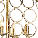 Люстра в форме шара с рядами из колец Million Rings варинант исполнения - 1 | Loft Concept в Казани