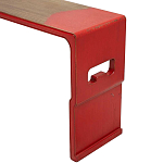 Деревянная консоль Porcher Red Concole варинант исполнения - 2 | Loft Concept в Казани